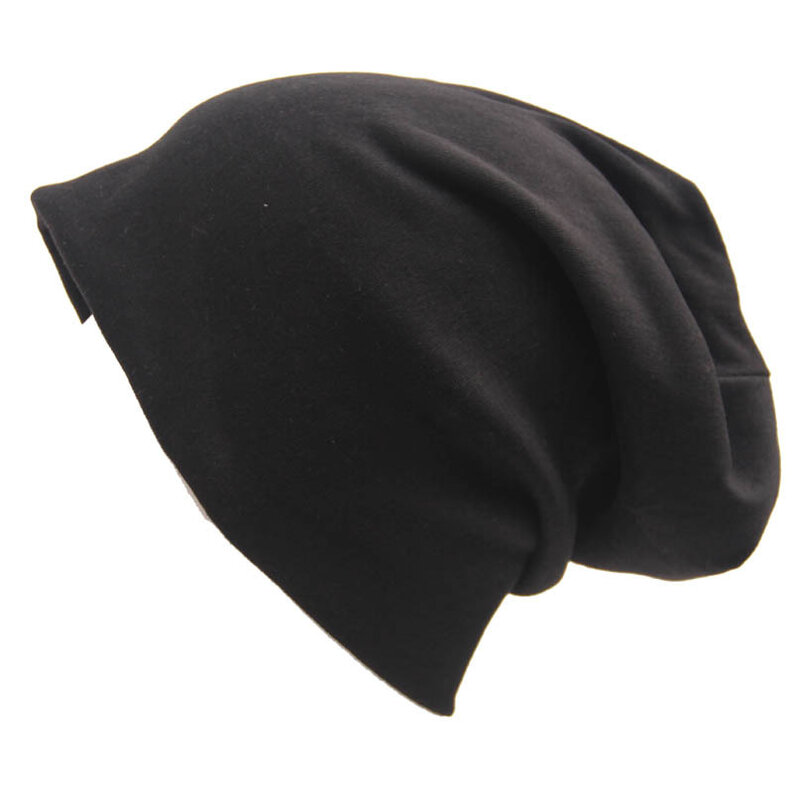 ฤดูหนาวBaggyถักหมวกแฟชั่นHip Hop Street DanceหมวกUnisexผ้าฝ้ายบางกีฬาหมวกCuffedหมวกSlouchy beanie