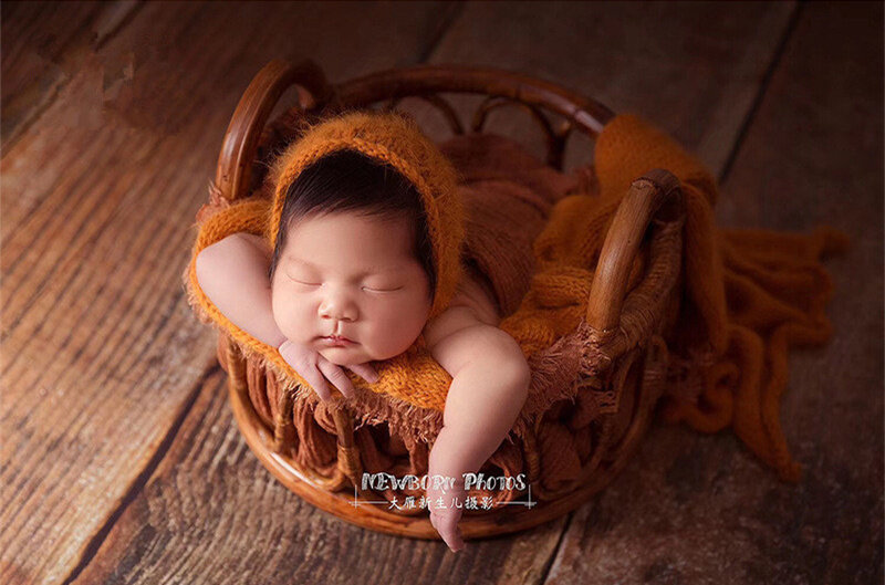 Baby Newborn Photography Props Basket Baby Photo Shoot Container Photography Furniture Studio Fotografie accessori