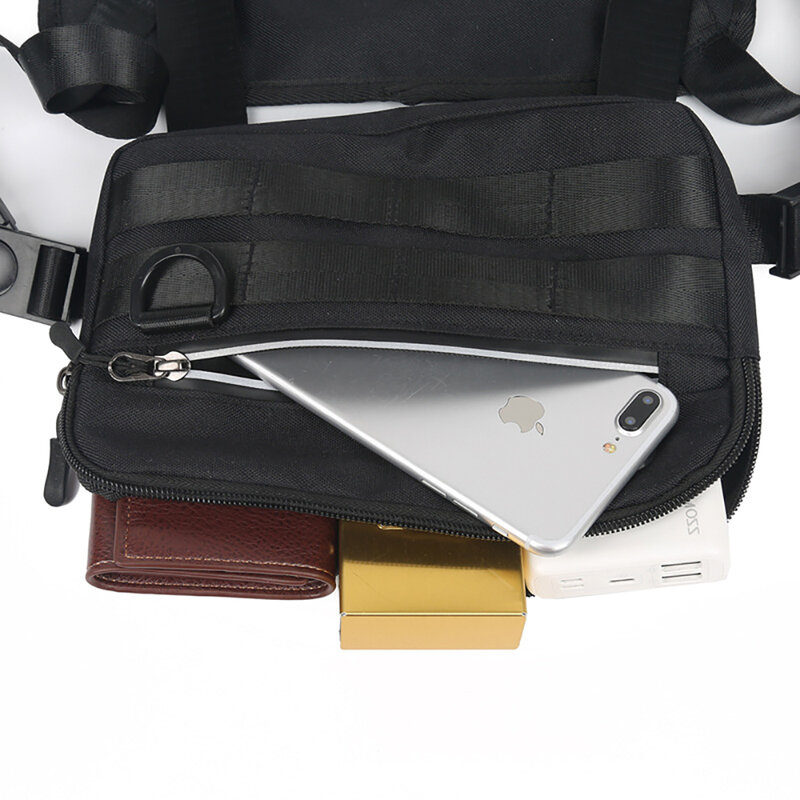 Модные мужские нагрудные сумки поясная сумка для занятий спортом на открытом воздухе, мобильный телефон сумка для бега в темное время суток...