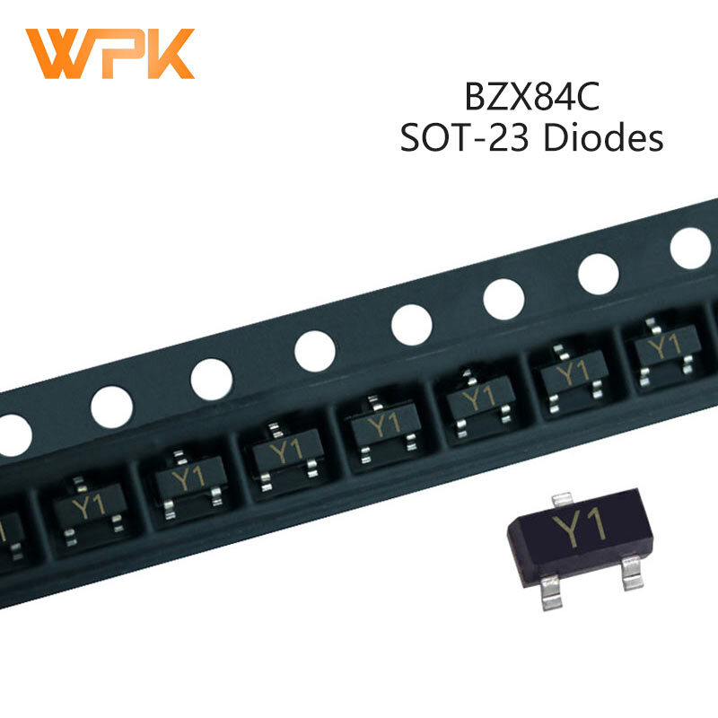 50 pz SMD diodo Zener SOT-23 BZX84C2V4 Z11 BZX84C2V7 Z12 zz13 BZX84C3V3 Z14 zz16 BZX84C4V3 Z17 2.4V-39V IC
