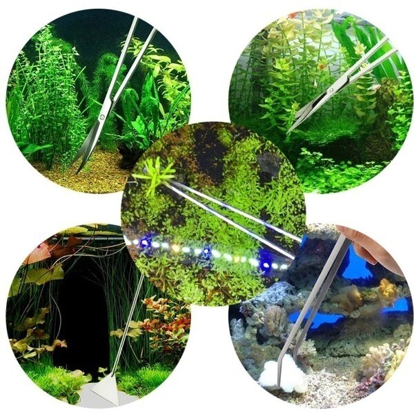1pcs Stainless steel Aquarium Live Plant Fish Tank Tools