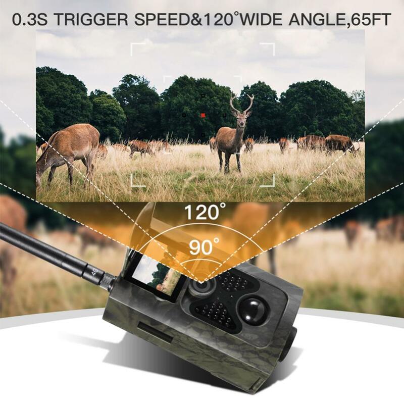 HC-550A 550m wildlife câmera caça trail câmera de visão noturna caça vigilância jogo câmera infrarouge 1080p 16mp foto vide
