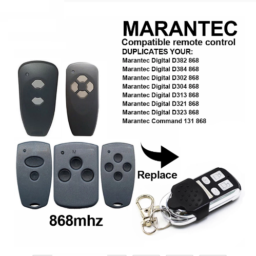 Hormann Marantec 868รีโมทคอนโทรลDuplicator HSM2 HSM4 868 MarantecดิจิตอลD302 382รีโมทโรงรถประตูควบคุม