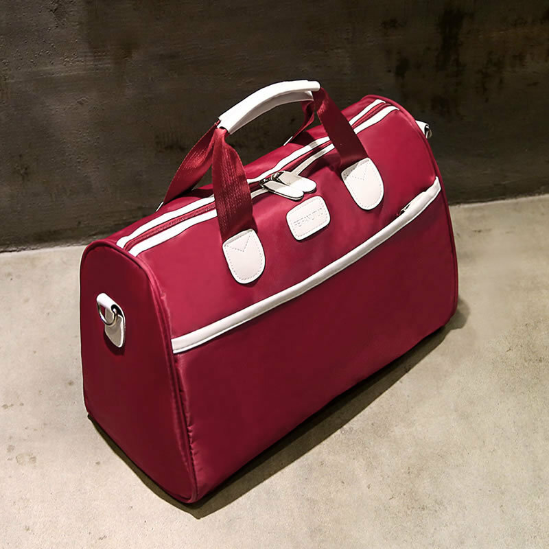 Unisex de mano de bolso de las mujeres-bolso de viaje de hombro de gran capacidad impermeable Oxford bolsa de equipaje