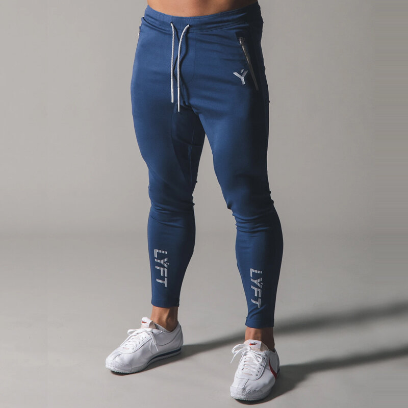 2021 nowe męskie spodnie sportowe Fitness spodnie do joggingu Fitness spodnie do joggingu Slim męskie rekreacyjne bawełniane treningi