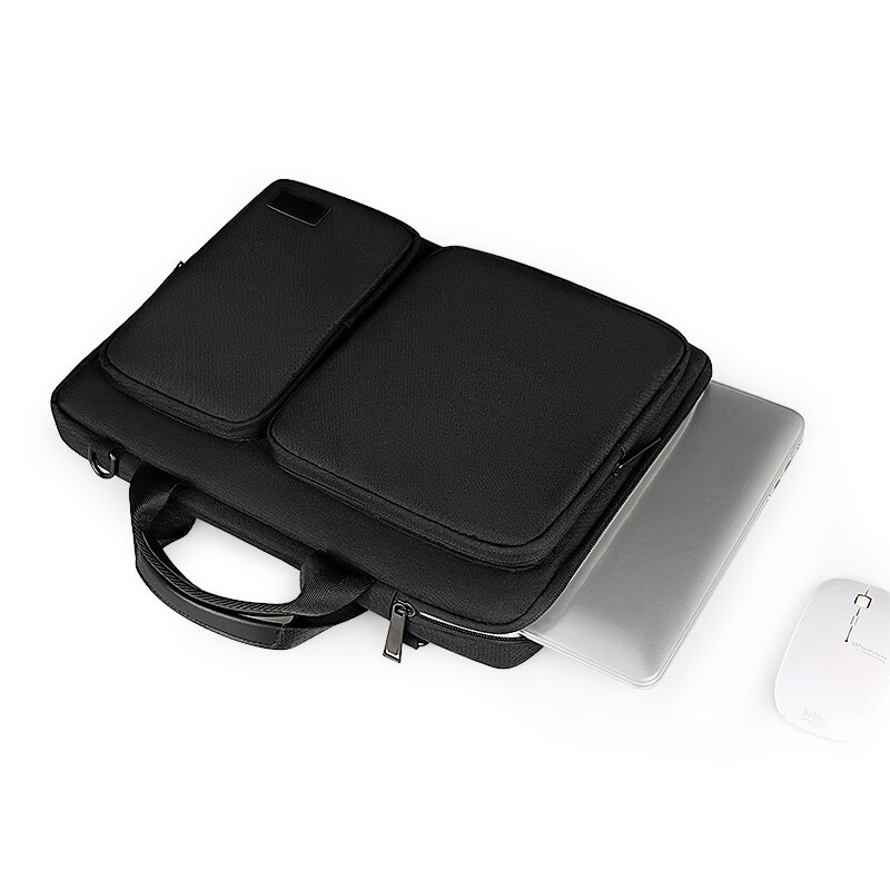 Wodoodporna torba na laptopa 13.3 14 15.6 16 cal Notebook ramię Case dla Macbook Air Pro pokrywa rękaw torebka kobiety mężczyźni teczki