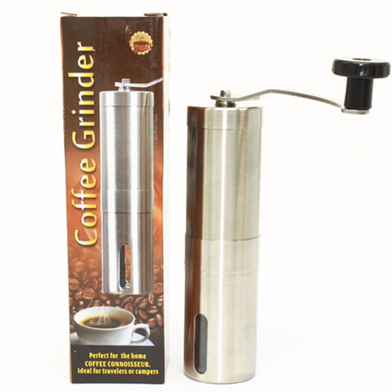 Manual moedor de café mão aço cerâmica núcleo café moagem moinho café rebarba moinho moedor de cerâmica milho máquina de café