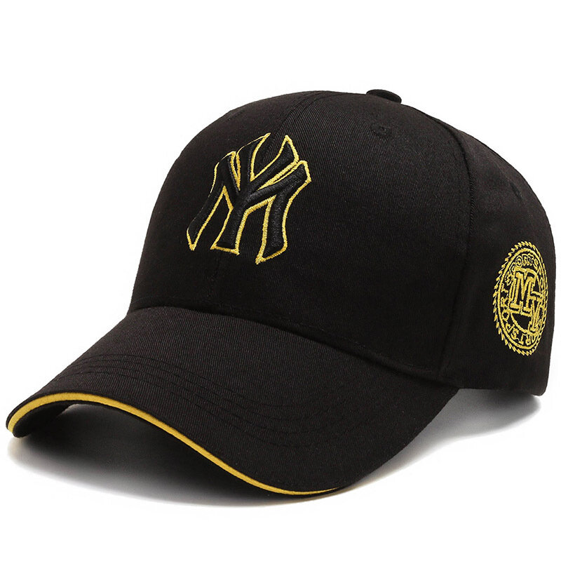 2021 Бейсболка весна-лето однотонная Солнцезащитная шляпа с вышивкой букв для мужчин и женщин унисекс-Подростковая стандартная рыболовная ш...