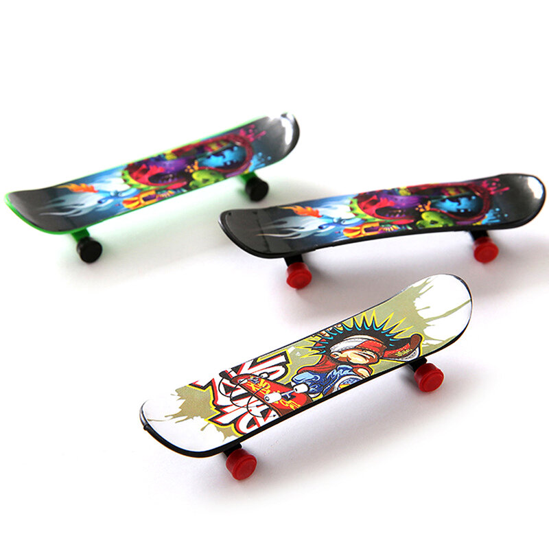 1 Buah Mainan Jari Papan Jari Kayu SkateBoard Jari Profesional Stent Jari Skate Set Baru Anak-anak Hadiah Natal
