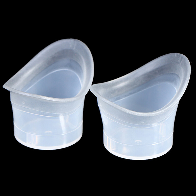 Taza de silicona para lavado de ojos, vaso de baño suave, reutilizable, 2 unidades por lote