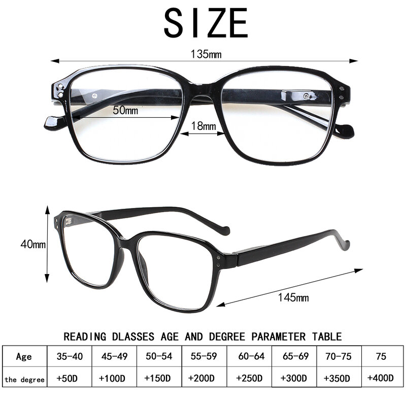 Boncamor – lunettes de lecture, charnière de printemps, Anti UV, bloquant la lumière bleue, pour hommes et femmes, pour ordinateur, 0 ~ 400