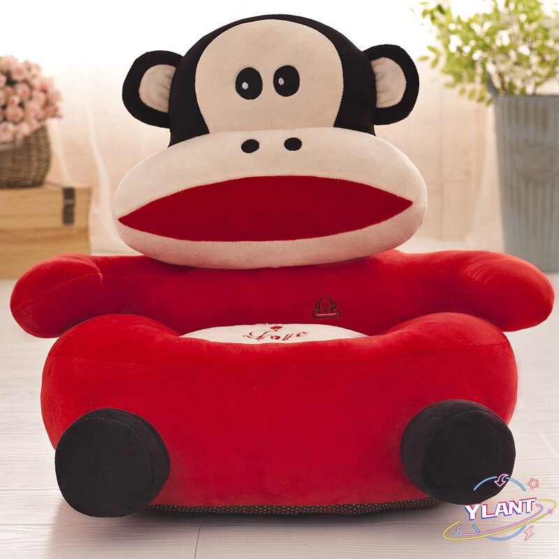 SWT – fauteuil Pouf de dessin animé pour enfants, Pouf de jeu en peluche pelucheux, Pouf, Pouf, siège, canapé, Futon
