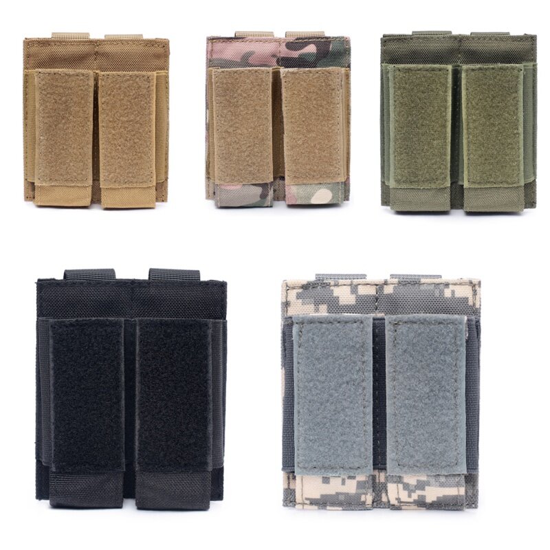 Hunting Pistol Magazine Pouch Dubbele Zaklamp Schede Airsoft Ammo Pouch Paintball Game Accessoire Nieuwe