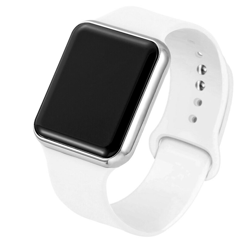 Moda Unisex silikonowy Watchband LED sportowy cyfrowy zegarek damski zegarek męski relogio feminino cyfrowy reloj