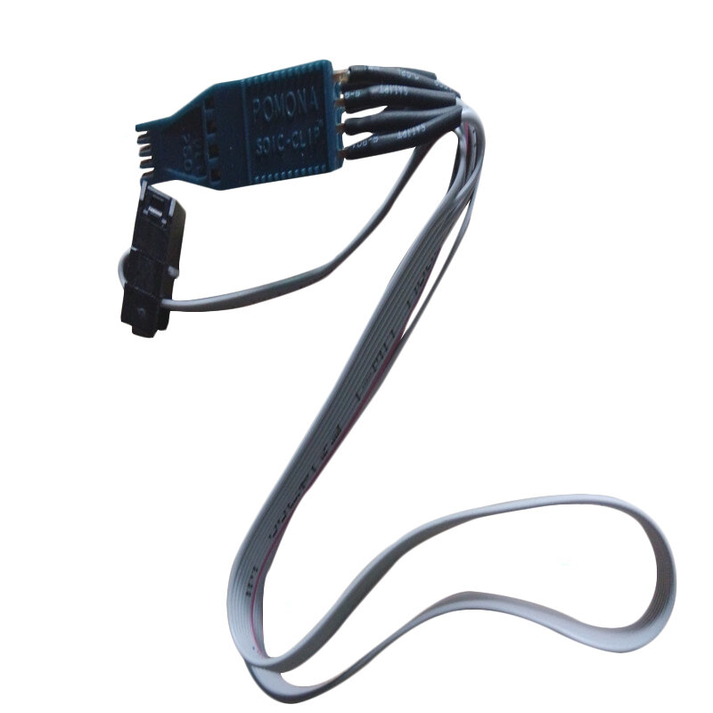 Pomona Soic Clip 2021 (pour tacho pro 5250) 8 broches, clip de test soic8, câble de diagnostic de voiture et connecteur, haute qualité, 2008