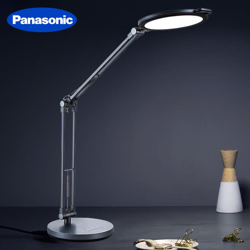 Panasonic New Product Modern LED Long Arm Desk Lamp Induction Dimmable Office Table Lamp Student Children Reading Study Lamps