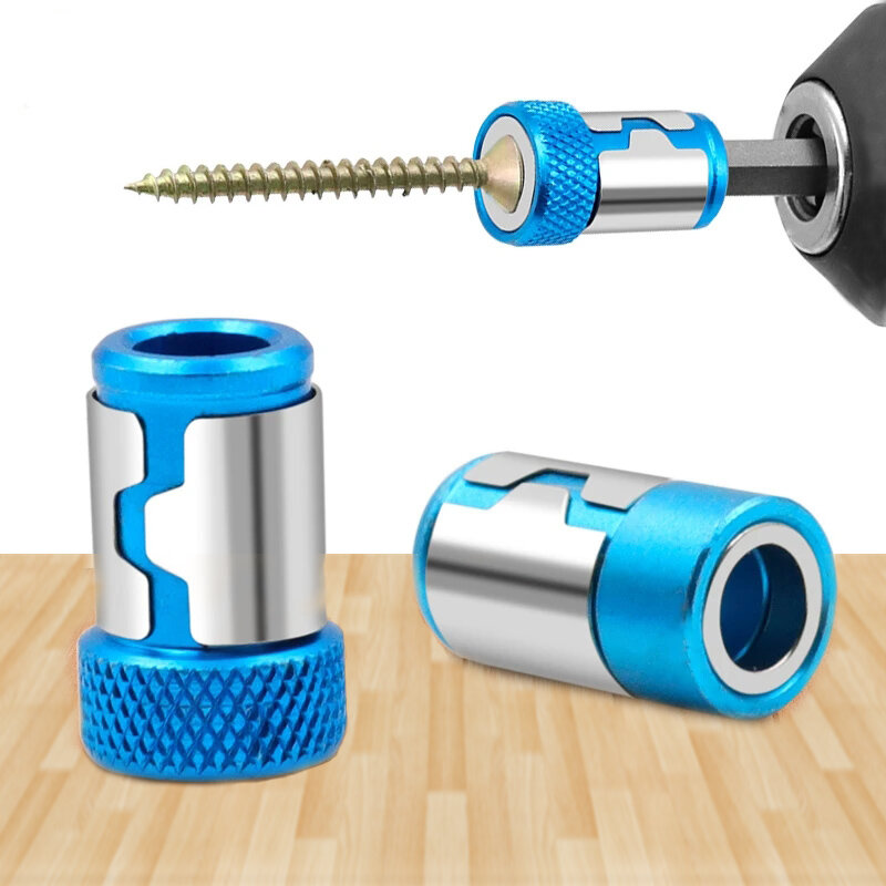 Universal-Magnet Ring 1/4 ”Metall Schraubendreher Bit Magnetische Ring Für 6,35mm Schaft Anti-Korrosion Bohrer Magnet leistungsstarke Ring