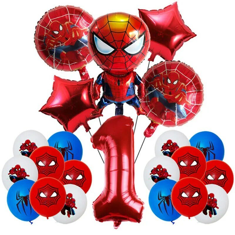 20 X PC 12" Spiderman Latex Ballon Fête Anniversaire Décoration