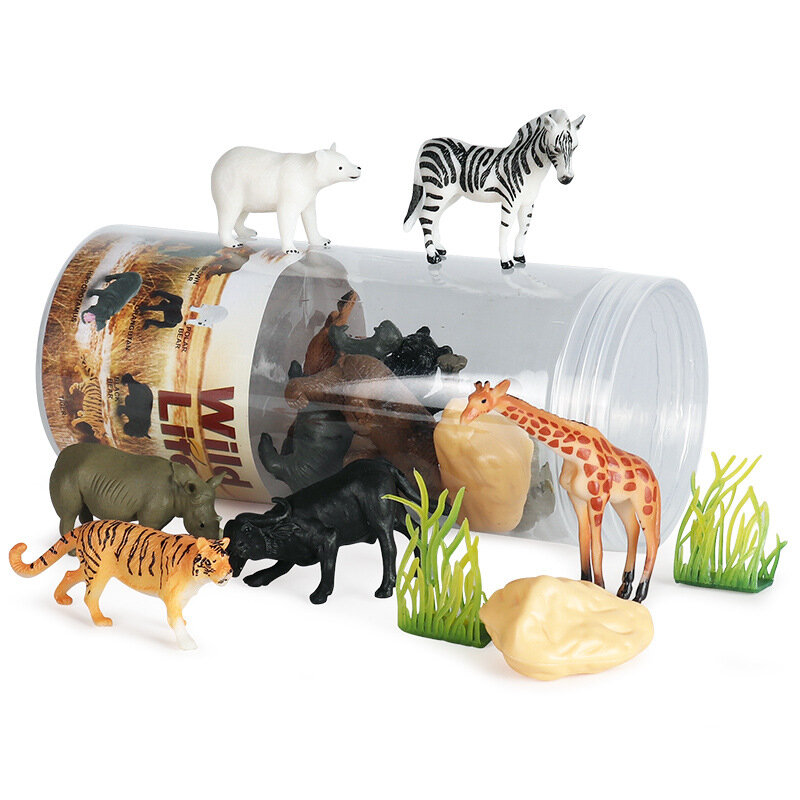 Nowa symulacja życie morskie dzikie zwierzęta drób Model dinozaura figurki figurka miniaturowe lalki zabawki edukacyjne dla dzieci