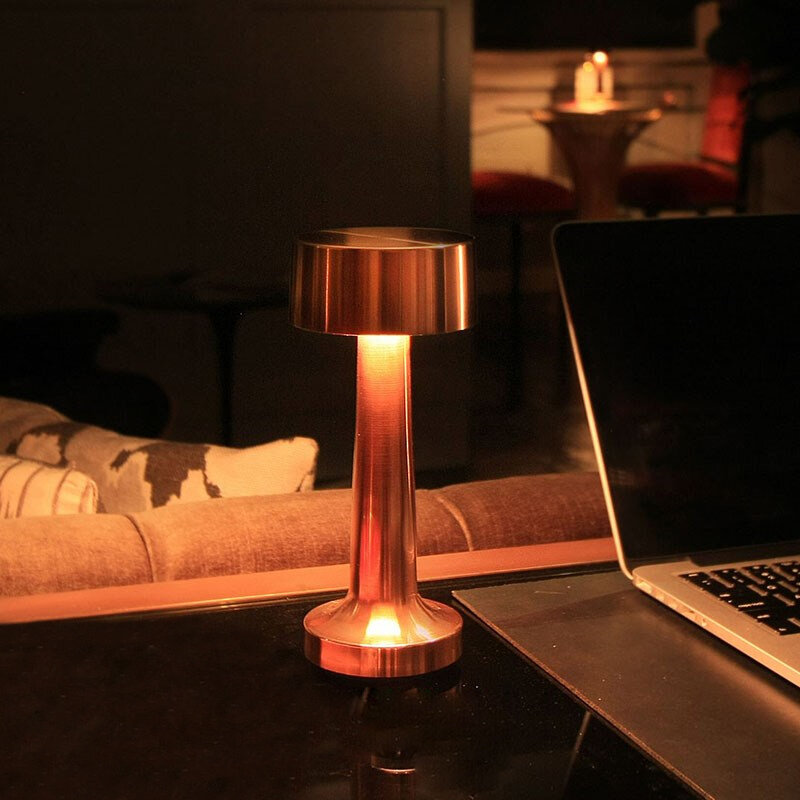Touch Sensor Led โคมไฟตั้งโต๊ะตารางไวน์สำหรับห้องนอนข้างเตียงร้านอาหารโรงแรมตกแต่งแสง USB Night Light