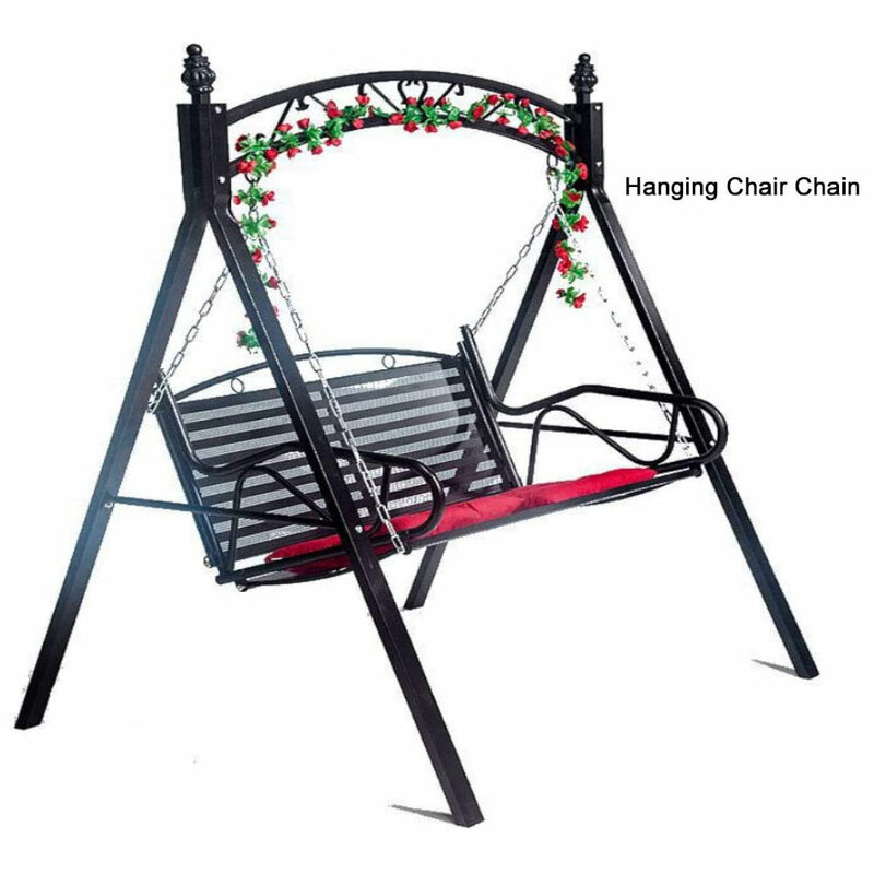 Stainless Steel Hammock Chain Hanging Kit Multifunction Adjustable Tree Swing Chain Hooks Chain Yoga Hammock Punching Bag Chain
