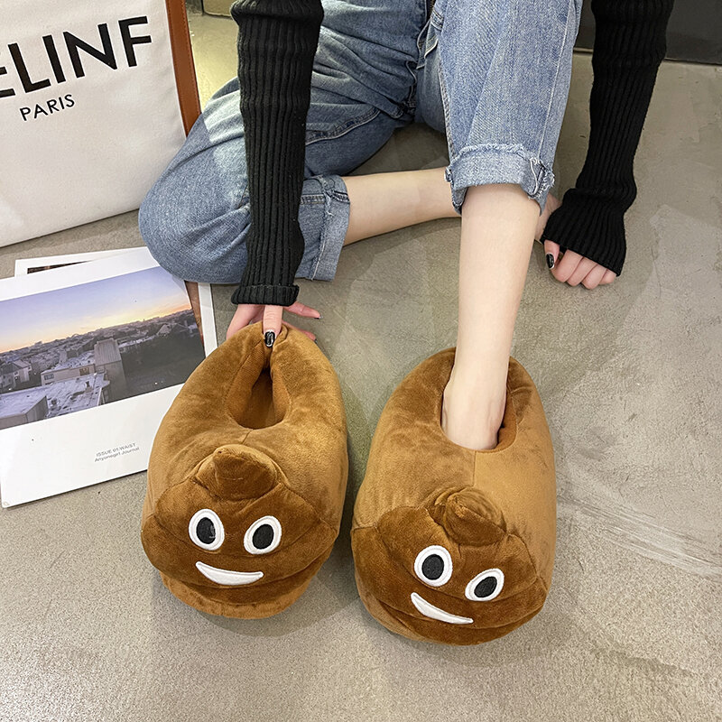 2021 mulheres chinelos de inverno engraçado quente macio chinelos de chão interior antiderrapante sapatos de casa sapatos de pelúcia de natal