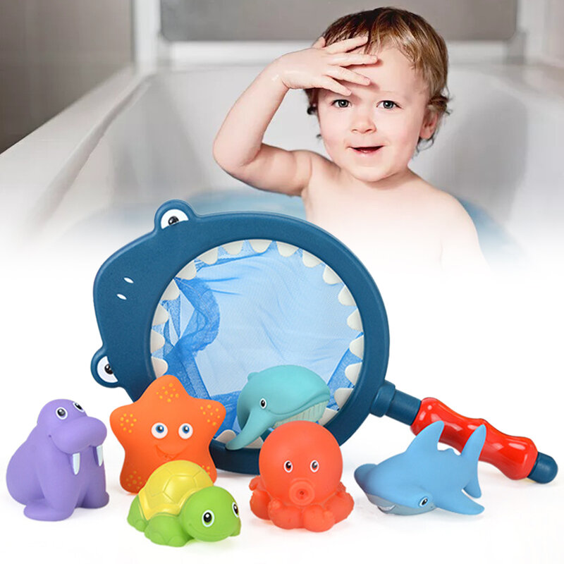 Brinquedos de banho flutuantes para crianças, desenvolvimento sensorial para crianças, brinquedos de natação aquática