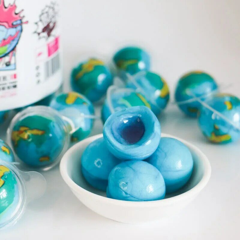 3D Eye Gummies Earth Candy Eyeballs Fruity Gummies Qq Candy สุทธิ Red Spoof Candy