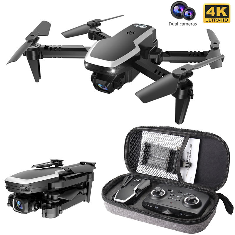 S171 Pro FPV Mini drony 4k HD podwójne utrzymywanie wysokości kamery silnik bezrdzeniowy Wifi 2.4G zdalnie sterowany Quadcopter składany dron kamery Drone
