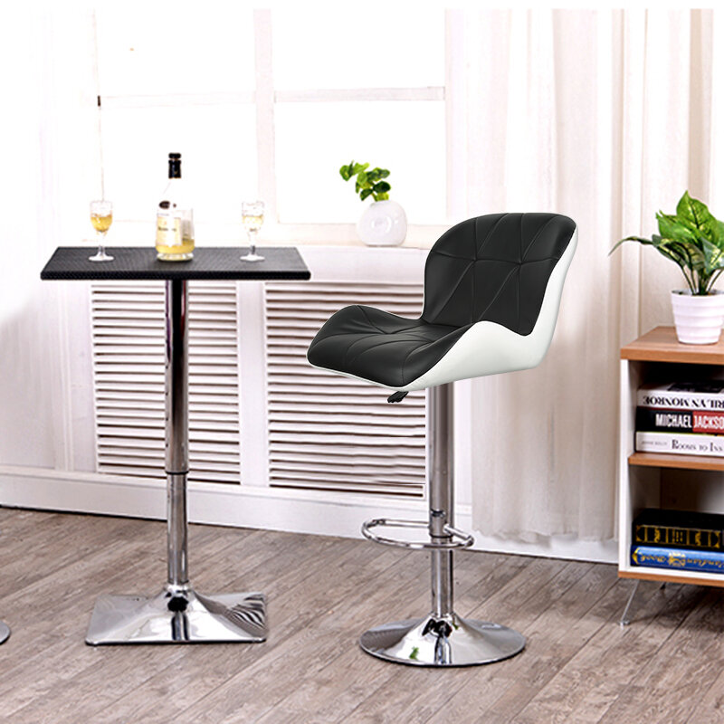 Барный стул для отдыха, кожаные поворотные барные стулья, регулируемые по высоте барные стулья для кухни, столовой