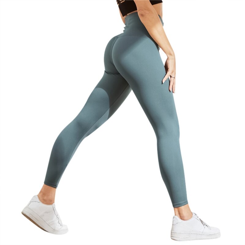 EFINNY 2021 pantaloni Fitness da donna leggings attillati pantaloni elasticizzati pantaloni sportivi vita alta Push Up Butt pantaloni da palestra Legging dell'anca
