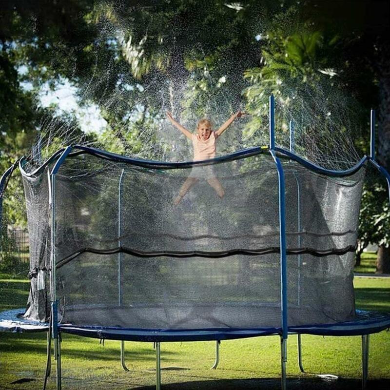 Letnia zabawa dla dzieci Park wodny trampoliny wąż zraszający siatka asekuracyjna zraszacz podlewanie ogrodu na świeżym powietrzu zestaw do zabawy w wodzie akcesoria do zabawek