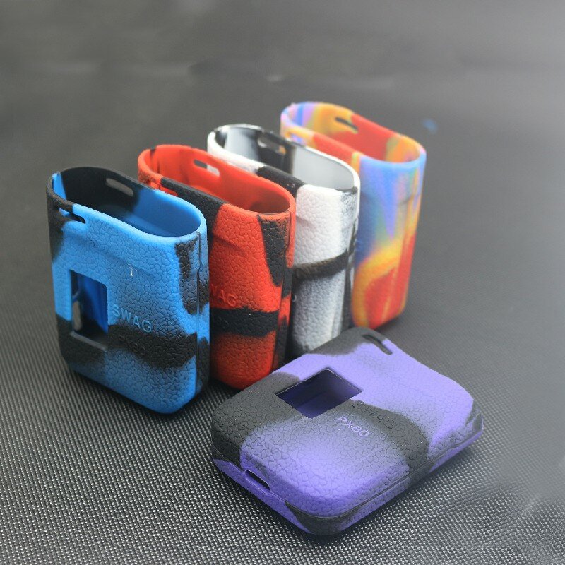 Silicone Case for Swag PX80 80W Texture Cover Protective Rubber Sleeve Shield Skin Soft Shell Wrap