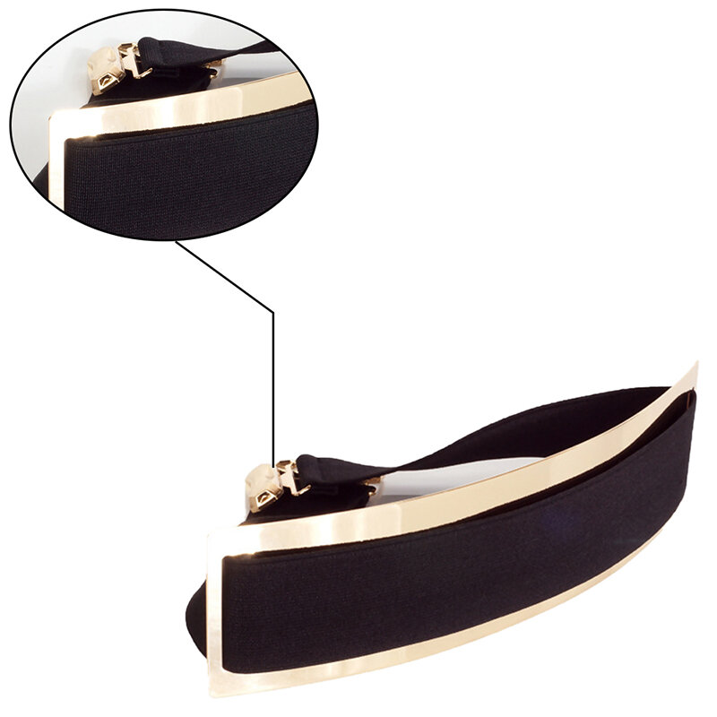 Cintos de grife quente para a mulher ouro prata marca cinto elegante elástico ceinture femme 5 cor cinto senhoras vestuário acessório bg-004