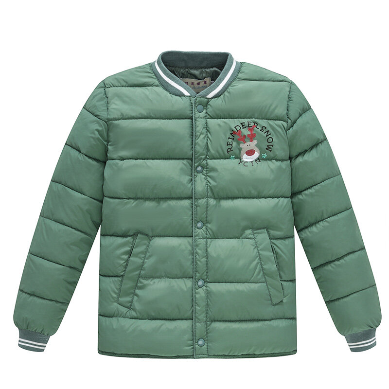 Abrigo acolchado de invierno para niños y niñas, chaqueta holgada acolchada, cálida y gruesa, se puede usar dentro