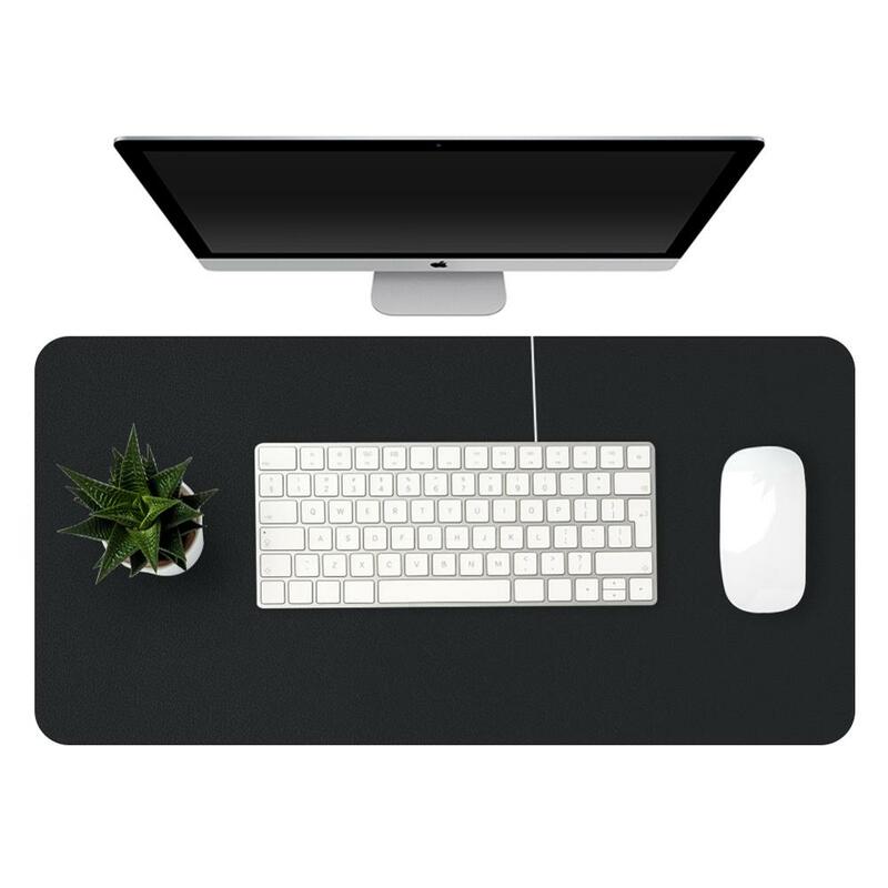 1200*600mm Large Office Computer Desk Mat Double Faced PU Leather Clipboard Table Keyboard Pad Laptop Full Desk Pad