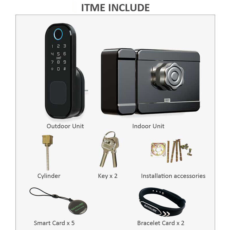Умный дверной замок с отпечатком пальца, Bluetooth, Беспроводной замок контроля доступа, 13,56 МГц, цифровой код Alexa, Google Assistant, замок безопасности