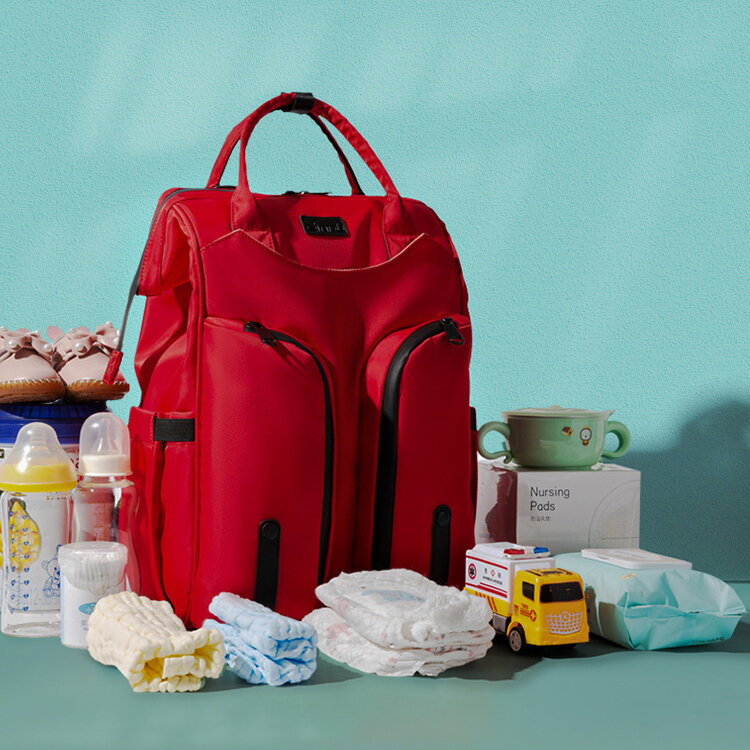 母と赤ちゃんのための多機能防水バックパック,大容量バッグ,マタニティバッグ,おむつバッグ,2020