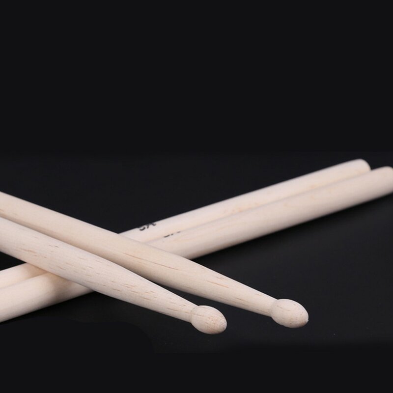 1 Pair 5A Drum Sticks Classic Maple Wood Drumsticks Portable High Quality Wooden Drumsticks Instruments Accessories For Beginner