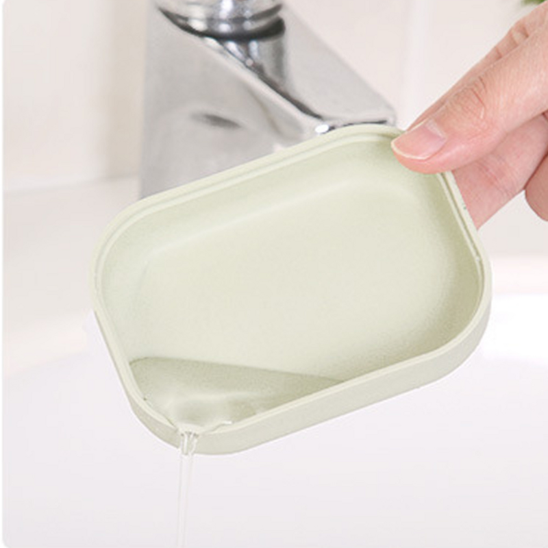 Bathroom Dish Plate Case Home Shower Travel Hiking Holder Container Soap Rack Portable Bathroom Quick Drain Plastic Soap Box New