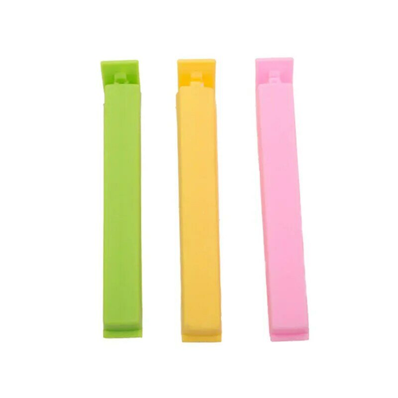 10Pcs/lot Portable Kitchen Sealing Clips Storage Food Snack Sealing Bag Clips Plastic Sealer Clamp Tool Bag Clips for Kitchen