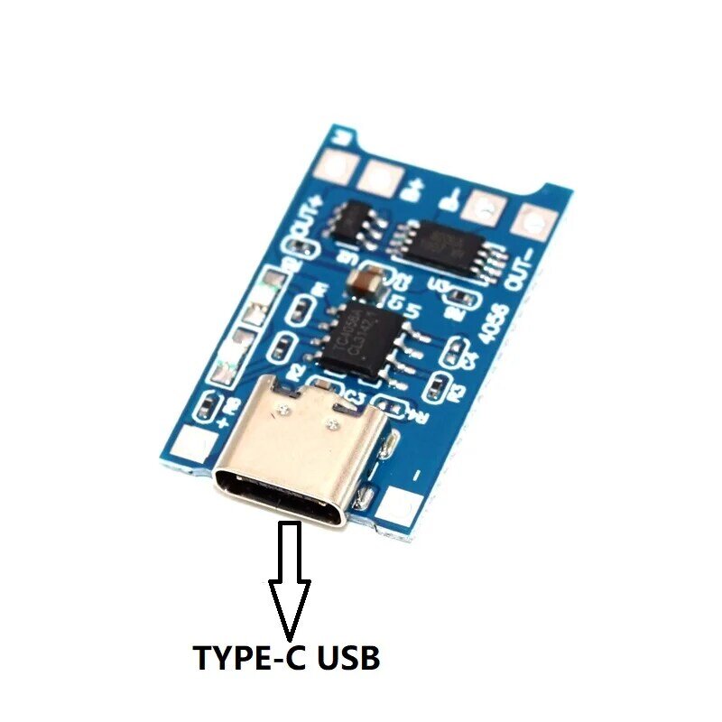 1a 리튬 배터리 충전 보호 통합 보드, TP4056 18650 리튬 배터리 충전 보드 마이크로 USB