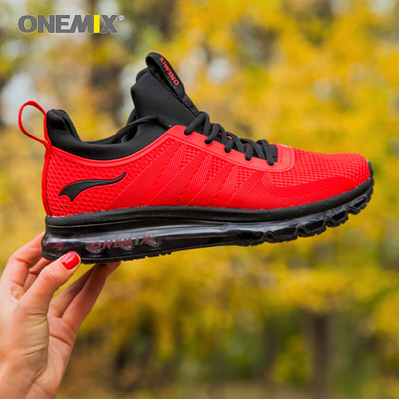 ONEmix-Zapatillas de correr clásicas para hombre, zapatos deportivos masculinos de alta calidad, cómodos e impermeables, con cojín de aire, para correr al aire libre, de invierno