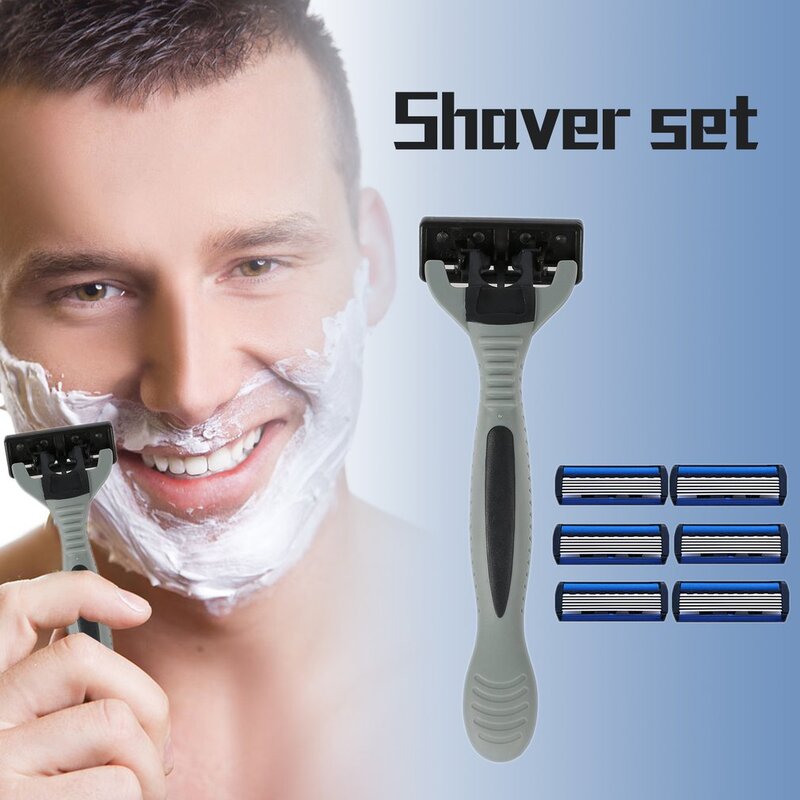 Lâminas para barbear fusion shaver cabeça cassete conjunto de lâminas de barbear para máquina de barbear para homem barbeiro