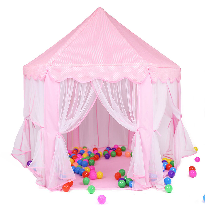 Переносная детская палатка, Замок принцессы, детская палатка, игрушки для девочек, детский дом, вигвам, вигвам, детская палатка, подарки