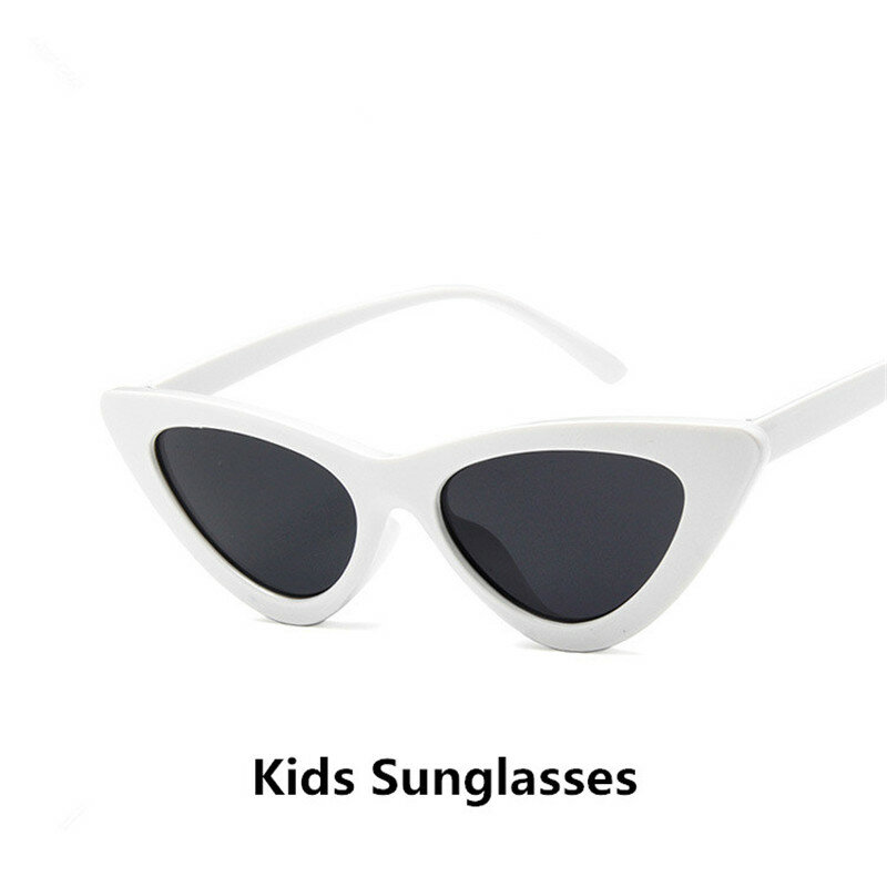 موضة جديدة للأطفال نظارات بنين بنات الطفل القط العين نظارات شمسية التدرج عدسة نظارات UV400 ظلال حملق okulary zonnebril