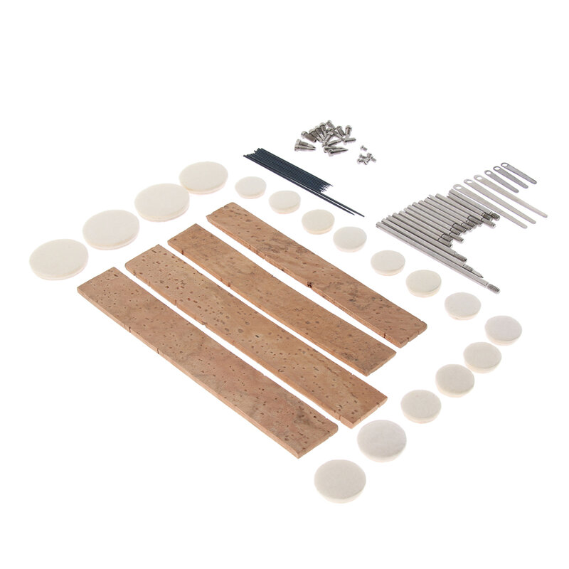 Kit de herramientas de mantenimiento de clarinete, tornillos, piezas de repuesto para clarinete de viento de madera