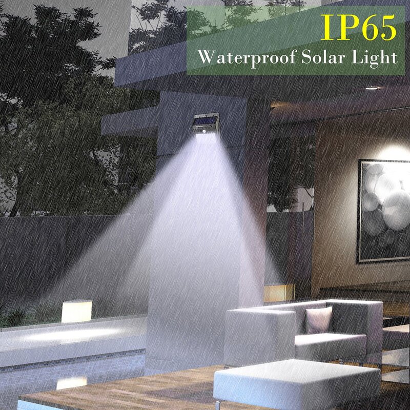 Lampe solaire d'extérieur avec détecteur de mouvement PIR, imperméable, idéal pour la rue ou comme décoration de jardin, 20 unités