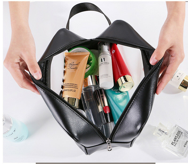 Frauen Kosmetik Taschen Fällen Make-Up Tasche Reise Lagerung Organizer Transparent Wasserdichte Beutel Tragbare Waschen Große Kapazität Pack
