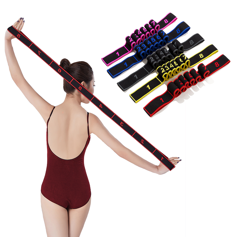 Nouvelle sangle de Yoga 90x4cm, élastique, Pilates, ceinture de taille, bras, jambes, exercice de résistance